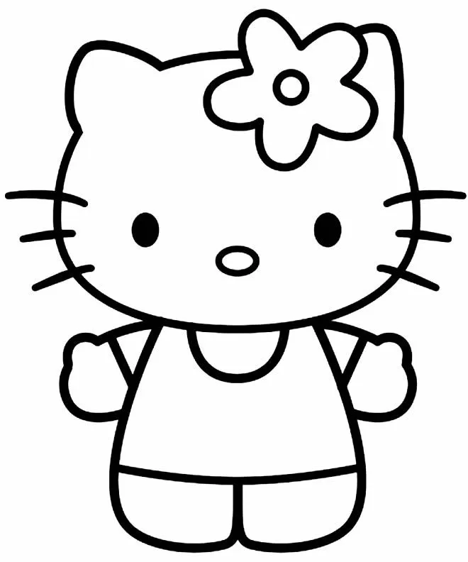 Desenhos da Hello Kitty para colorir - Pop Lembrancinhas