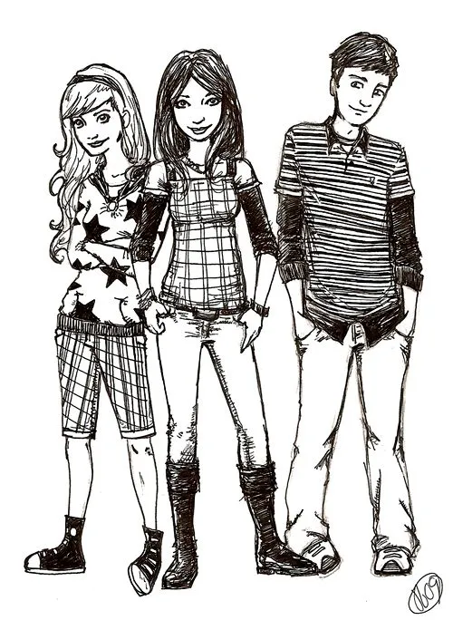 Desenhos da Icarly para Colorir