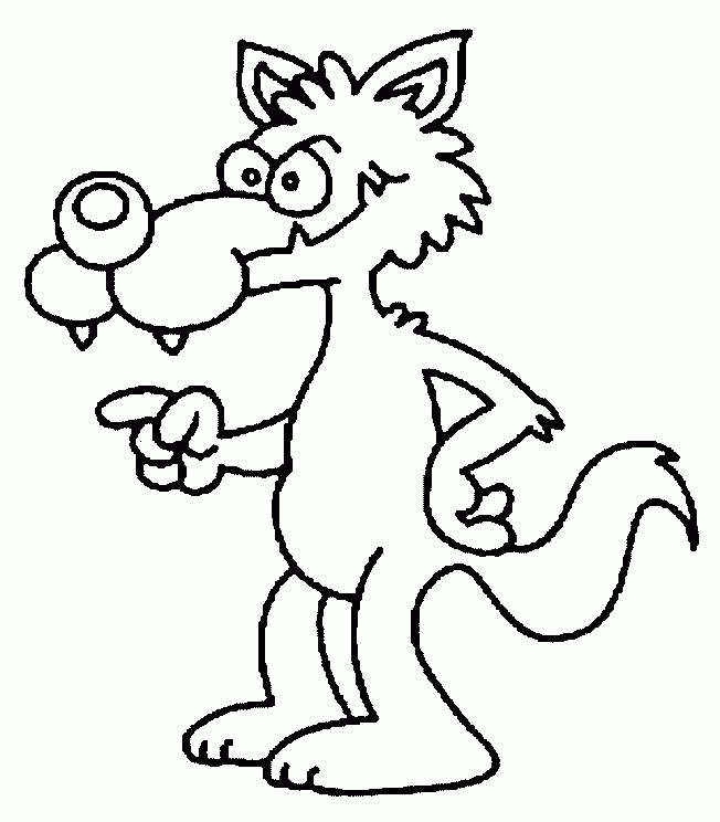 desenhos de lobo para colorir | desenhos para pintar e imprimir