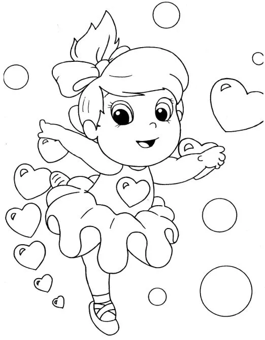 desenhos de menina para colorir - Rei dos anime