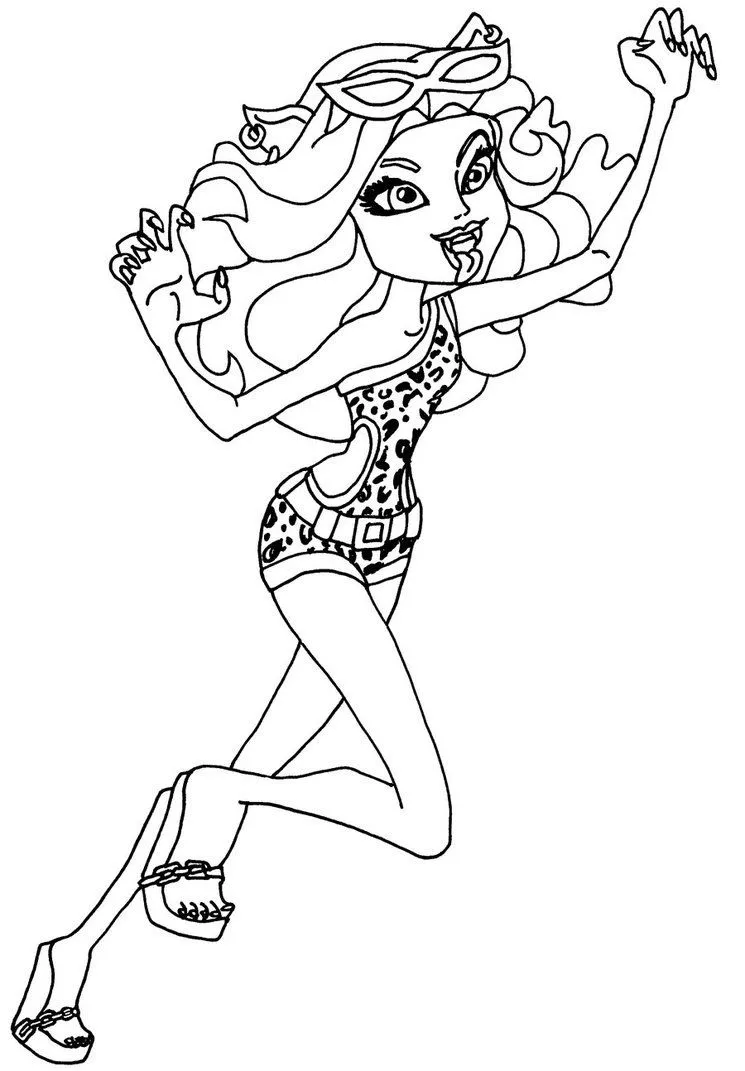 desenhos Monster high Colouring Pages