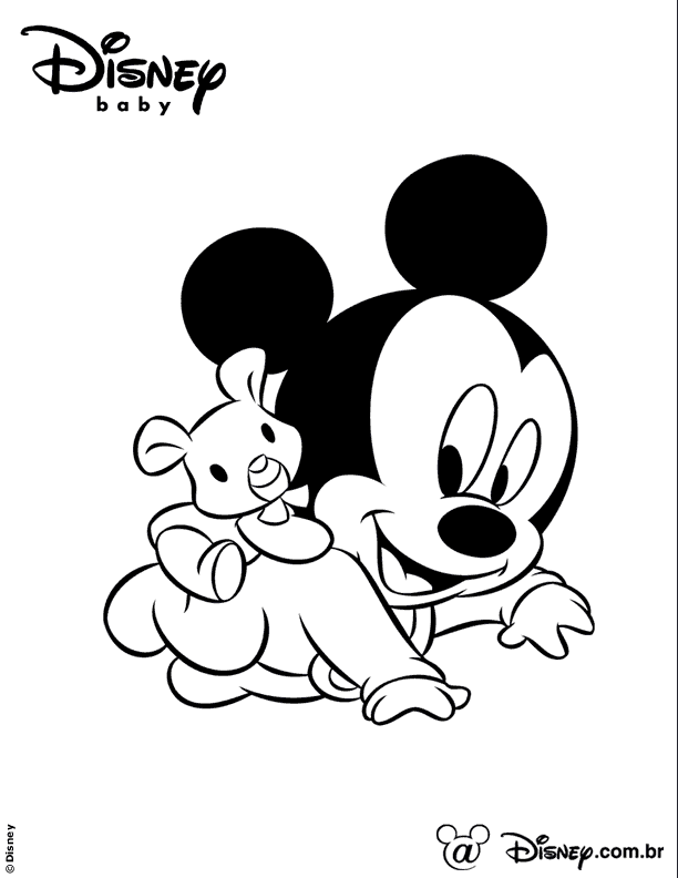 disney baby para pintar disney baby para colorir desenhos disney ...