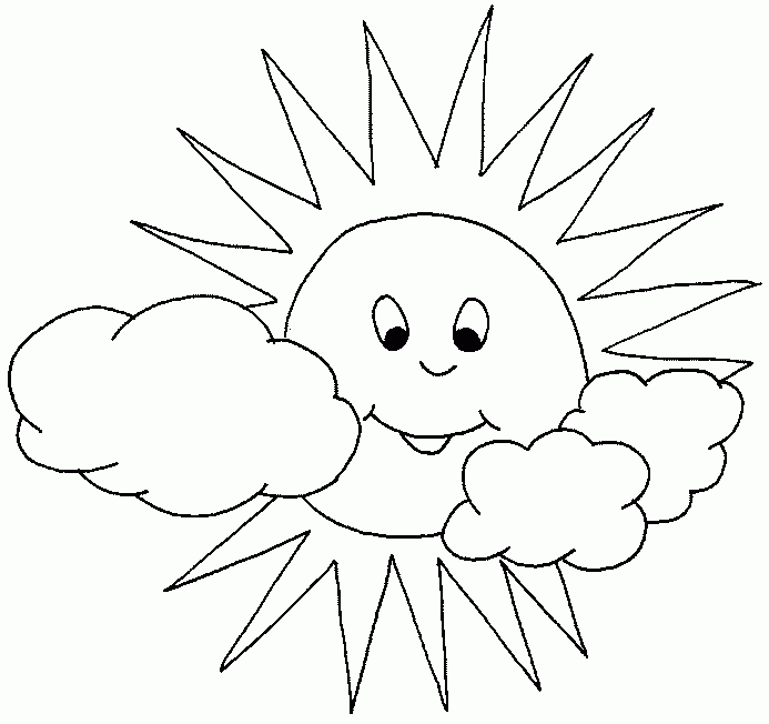 Desenhos de Sol para Colorir - Desenhos Para Colorir