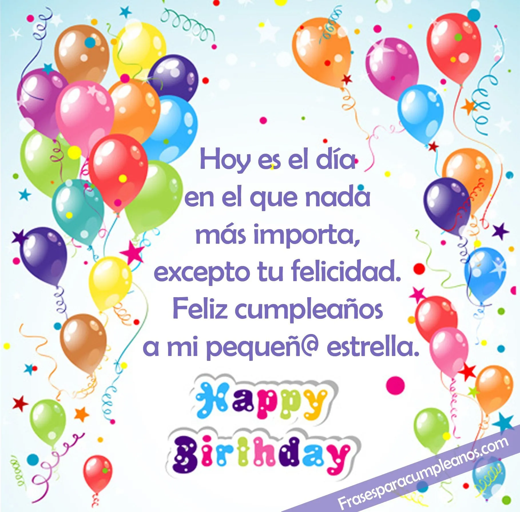 Deseos de cumpleaños para hija Citas de felicitaciones de ...