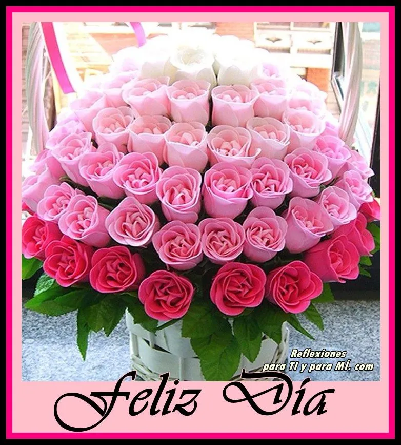 Buenos Deseos para TI y para MÍ: * Hermoso arreglo Rosas Rosas ...