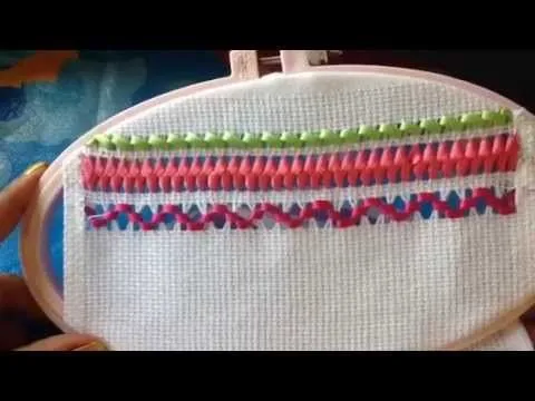 Deshilado con liston # 3 con cony - YouTube