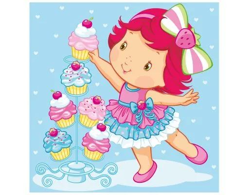 Design Table Strawberry Shortcake Baby - Cake Fairy 55x45x55cm