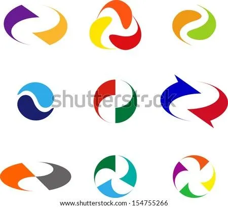 Design Wave Logo Element. Abstract Vector Template Set. &Quot ...