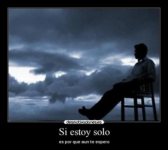 Si estoy solo | Desmotivaciones