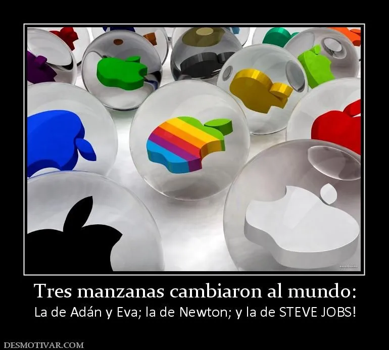 Desmotivaciones Tres manzanas cambiaron al mundo: La de Adán y Eva ...