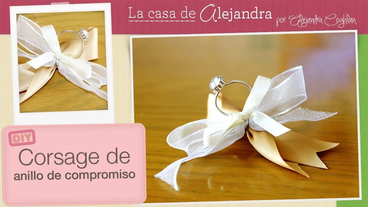 Despedida de Soltera: Corsage de anillo - DIY Engagement ring ...