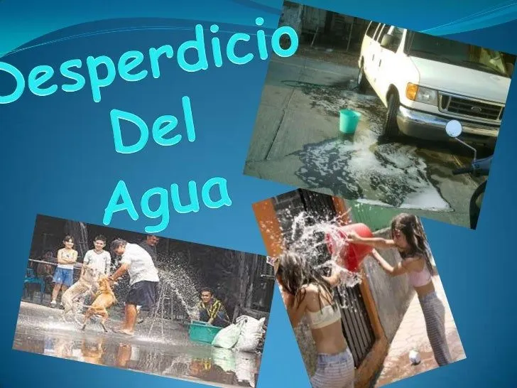 Desperdicio del agua