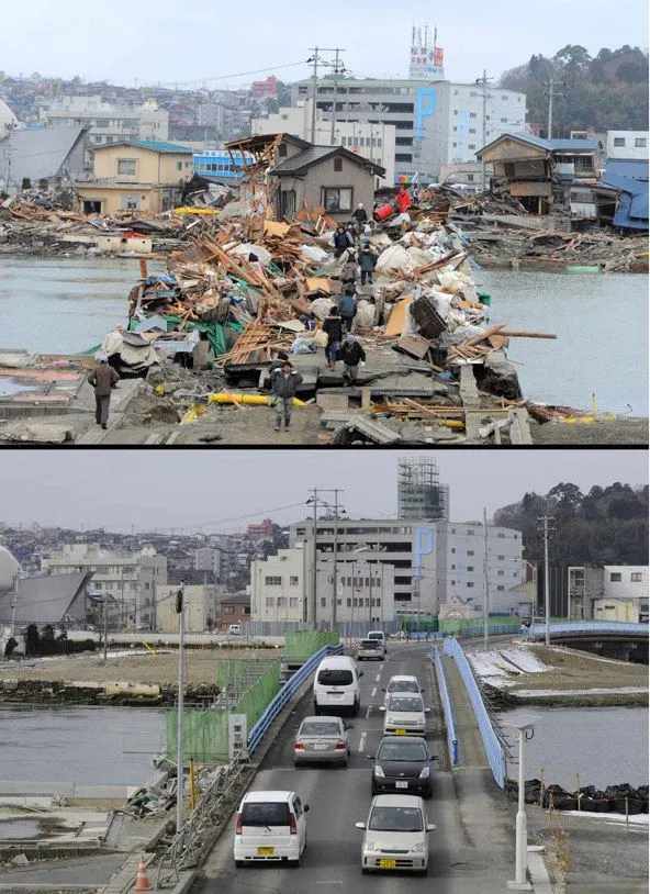 Antes y después: Japón 11 meses después del tsunami | Punto Geek