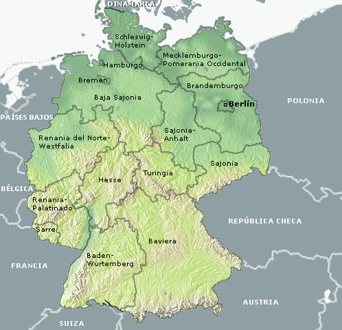 Destinos: Más Mapas de Alemania