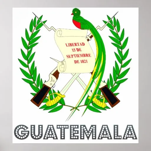 Detalle del escudo de armas de Guatemala Impresiones | Zazzle