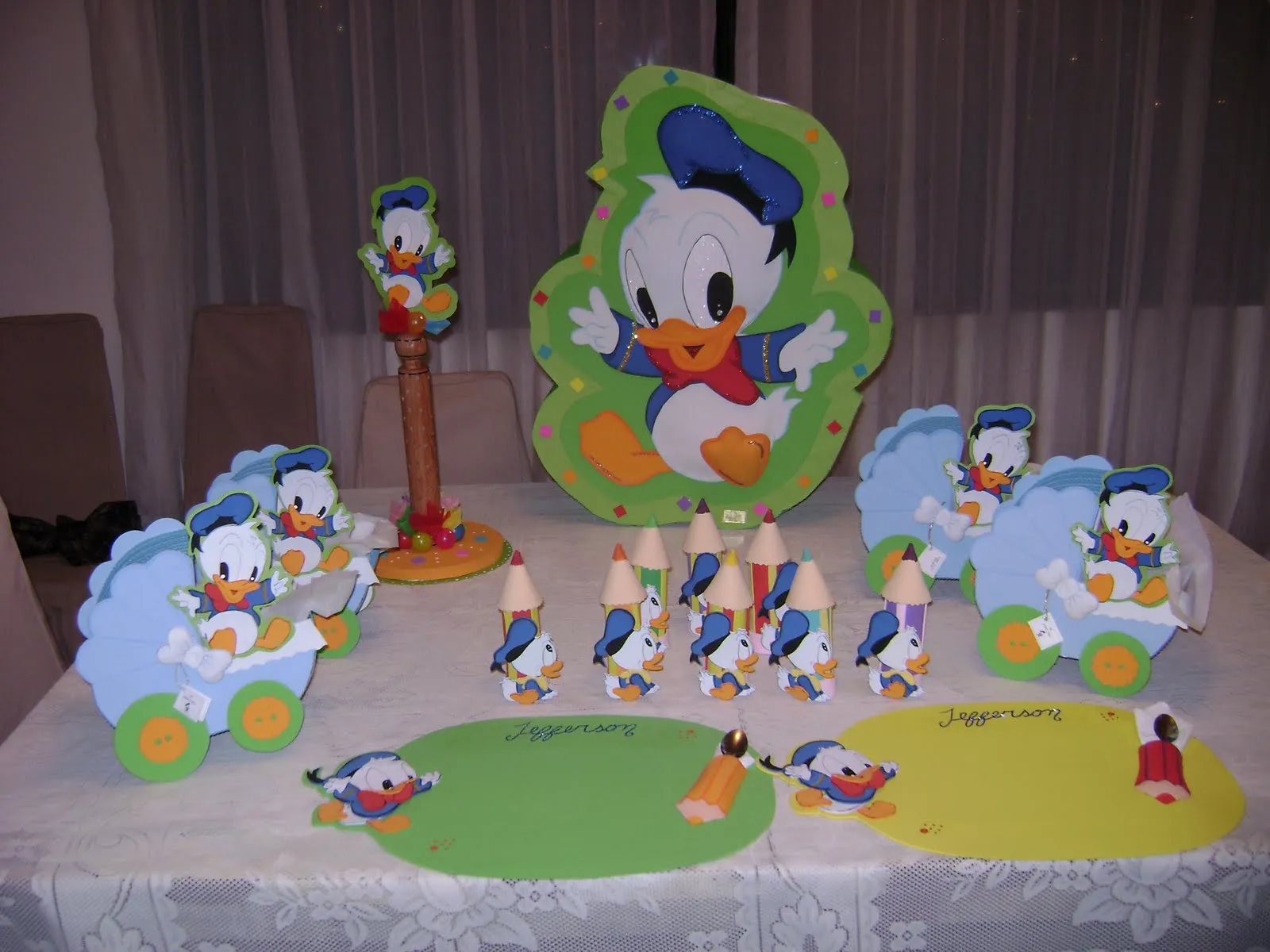 Centros de mesa del Pato Donald - Imagui