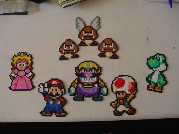 DeviantArt: More Artists Like Mario - Hama Beads by acidezabs