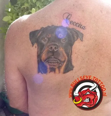 DeviantArt: More Artists Like Rottweiler Tattoo by BullseyeTattoo