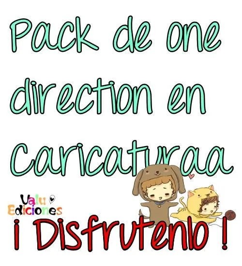 Pack de one direction en caricatura by ~ValuEdiciones on deviantART