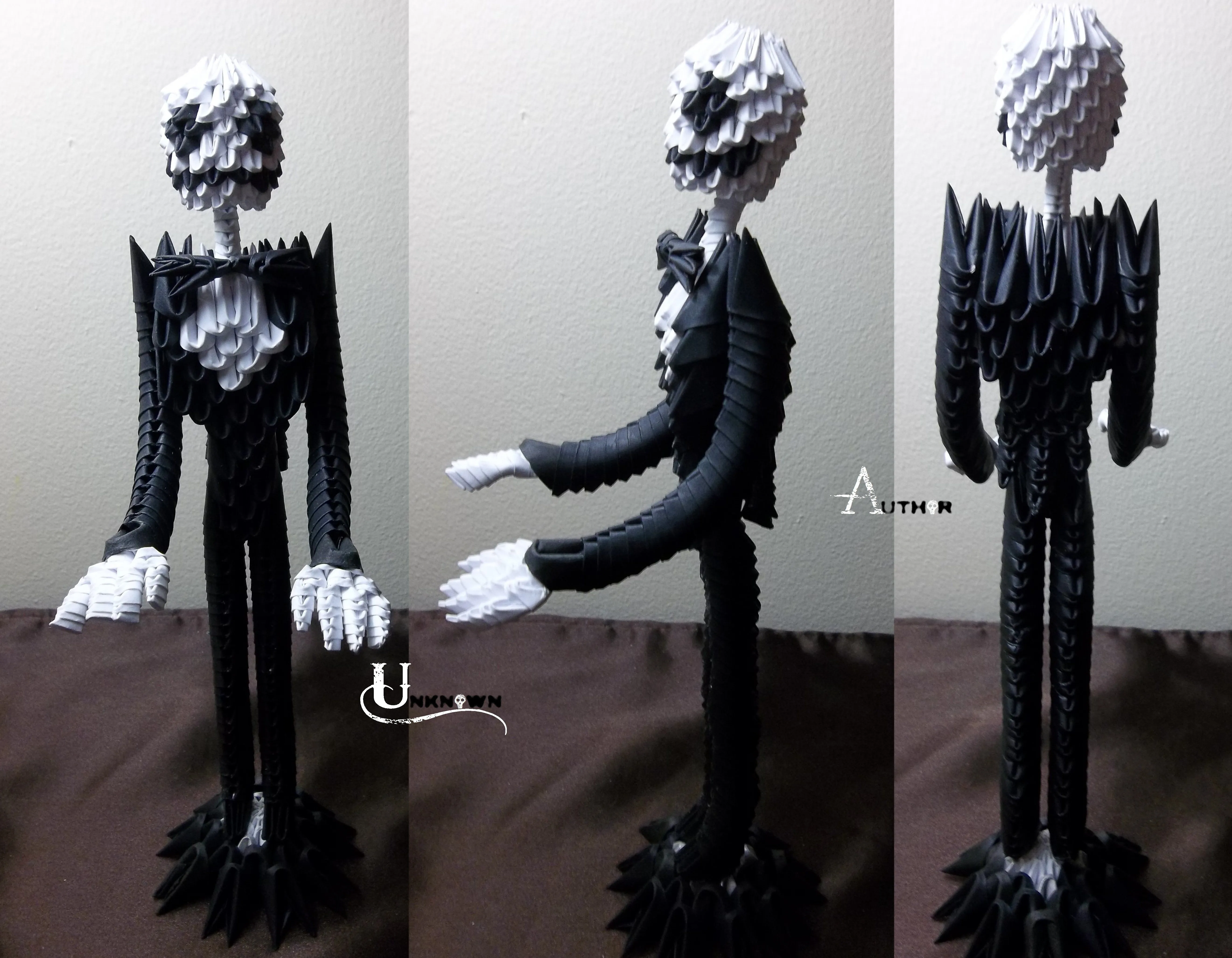 DeviantArt: More Like 3D Origami - Jack Skellington by Jobe3DO