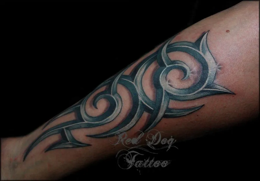 DeviantArt: More Like 3D Tribal by Reddogtattoo