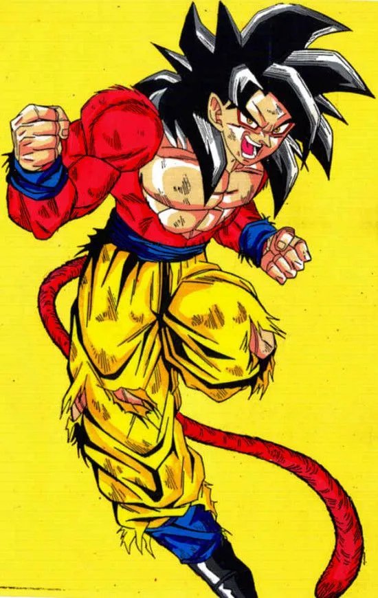 Goku super sayayin 4 - Imagui