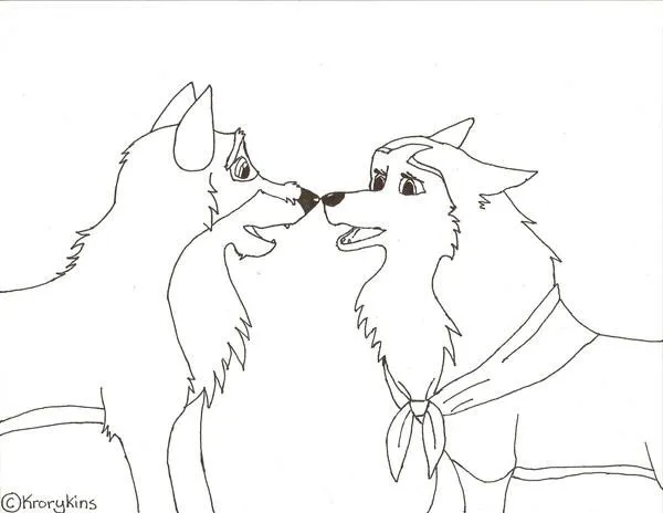 deviantART: More Like Balto and Jenna by Pokelai