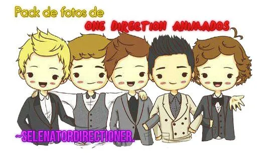 Pack de fotos de One Direction (Animados^^) by ...