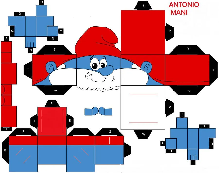 DeviantArt: More Like cubeecraft - Papa smurf by luisantonio2599