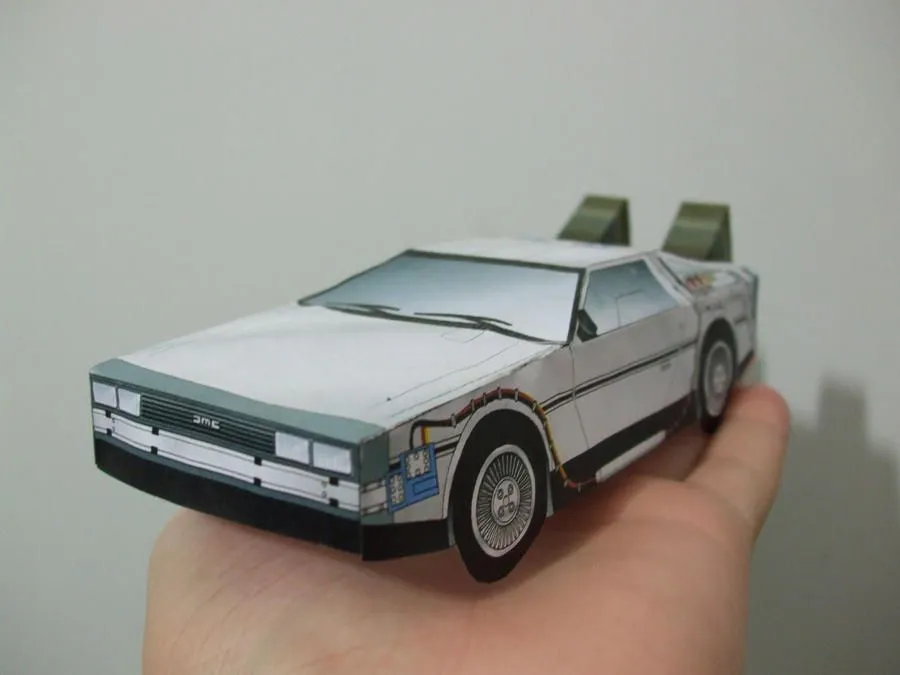 DeLorean - Back to the Future - Papercraft by Gust-TRON on DeviantArt