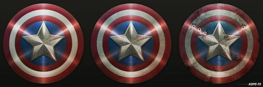 DeviantArt: More Like Escudo Capitan America 3 by KOPO-FX