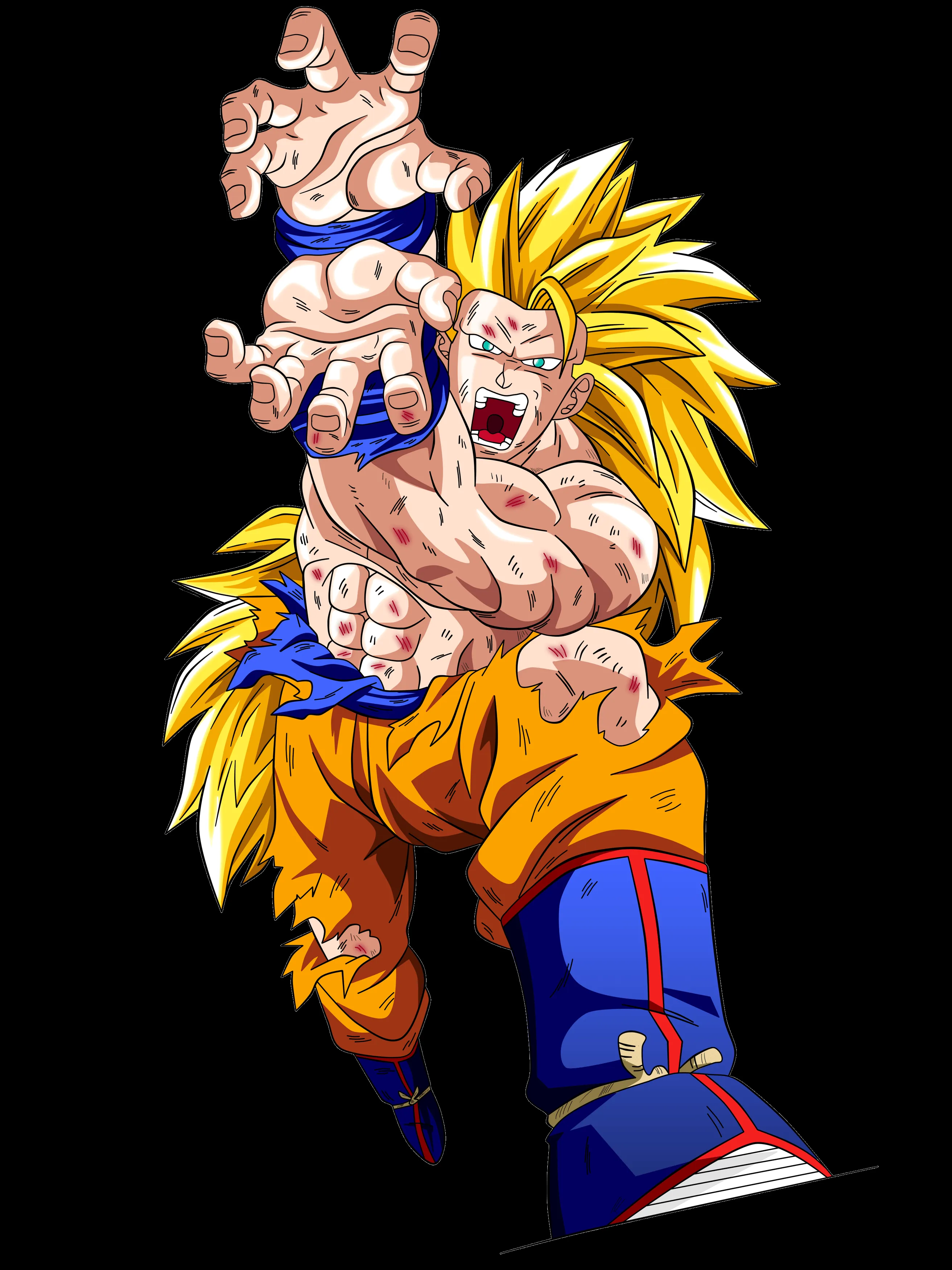 DeviantArt: More Like Goku SSJ3 by DBZArtist94