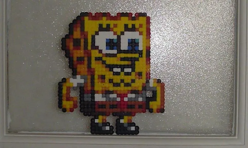 deviantART: More Like Hobbes, hama beads by