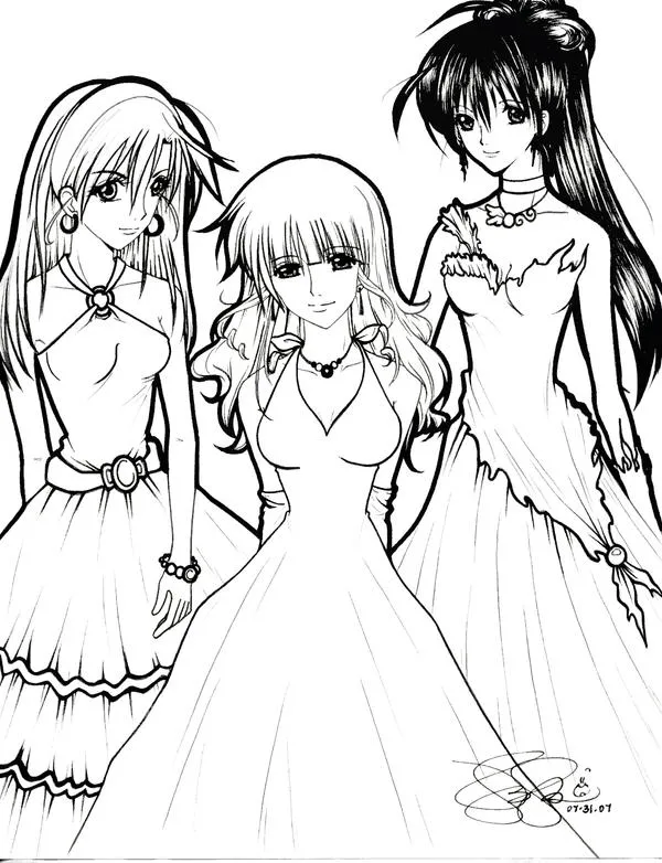 deviantART: More Like manga: gown by reirei18