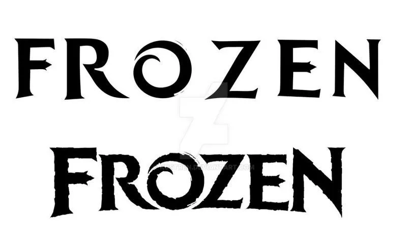 DeviantArt: More Like Muestra: Frozen Font by kustren