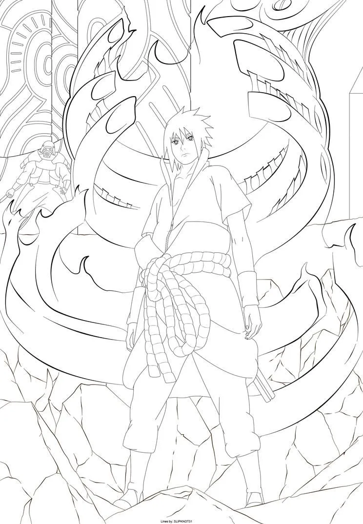 DeviantArt: More Like Naruto : Rasengan lineart by aca985