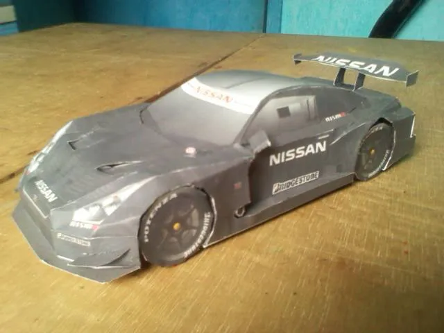 DeviantArt: More Like Papercraft Super GT Nissan R35 GT-R by MarcGo26