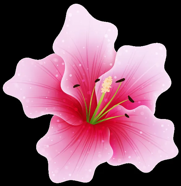 DeviantArt: More Like [Res] Pink Flowers PNG by HanaBell1