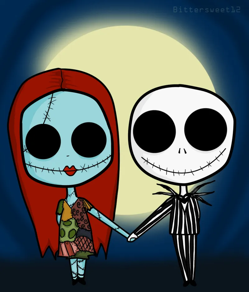 DeviantArt: More Like Sally and Jack (Nightmare before Christmas ...