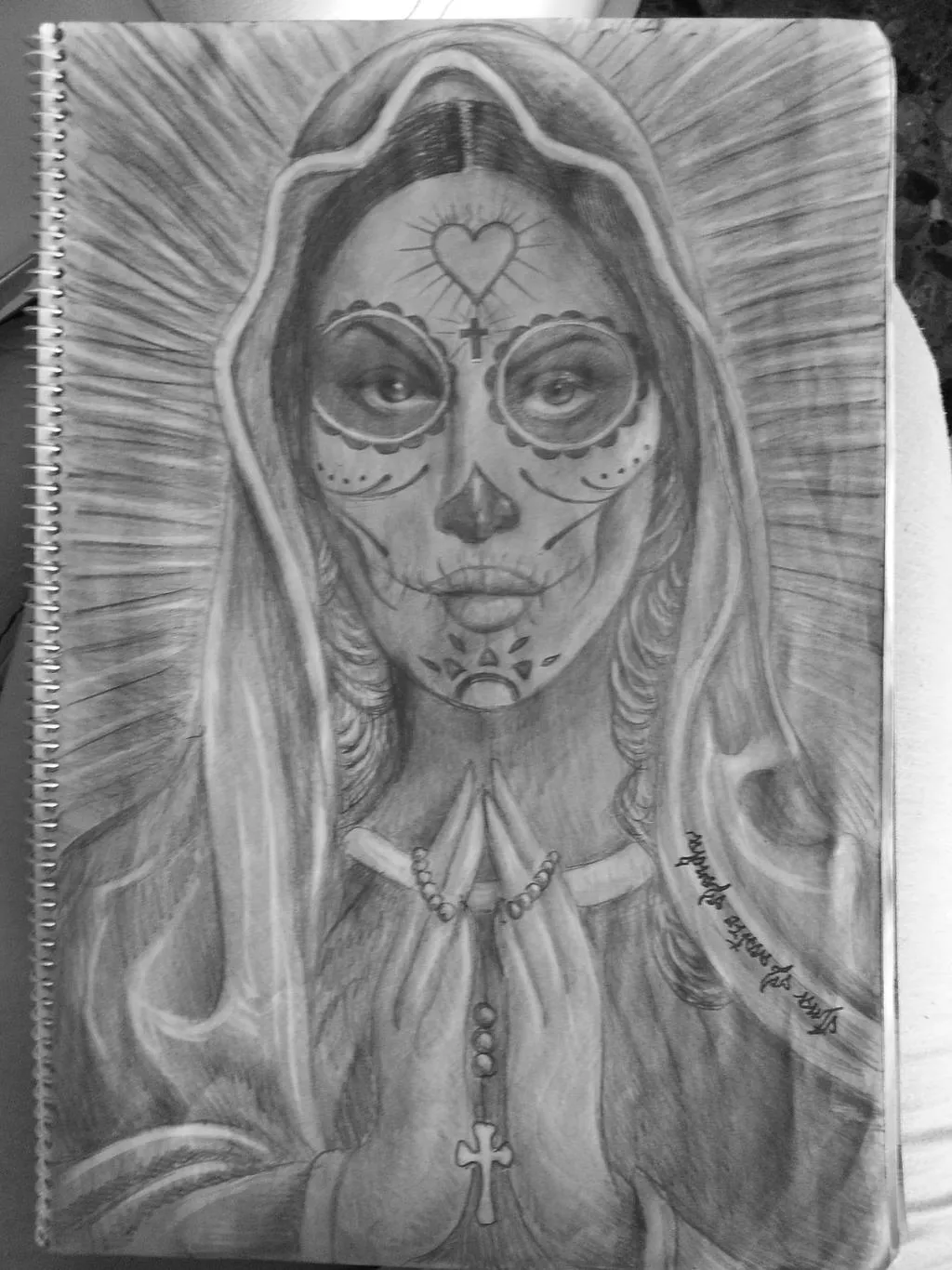 DeviantArt: More Like Santa Muerte tatuaje para tattoo by Anamaestre