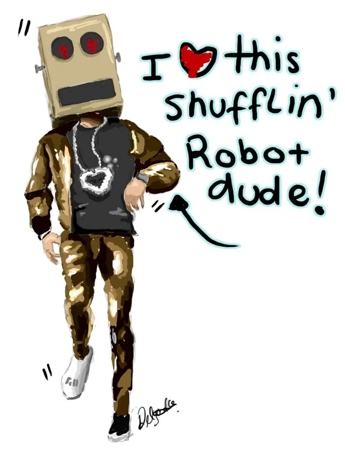 DeviantArt: More Like shuffling robot dude by LauraIsaMachine