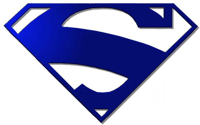 DeviantArt: More Like Superman Logo Blue by jt99jt