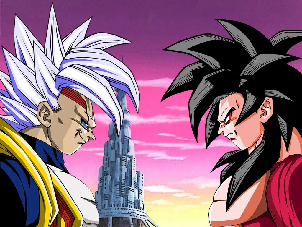 DeviantArt: More Like Wallpaper Baby Vegeta vs Goku Ssj4 by Dony910