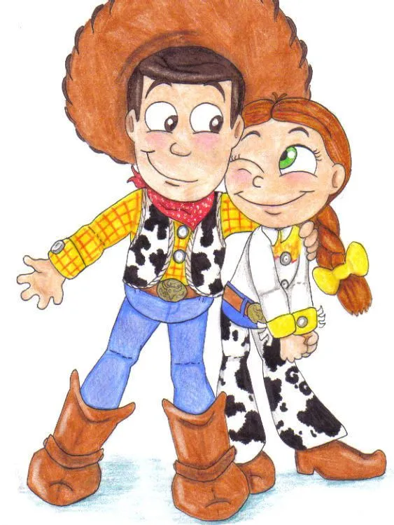 Woody y jessie dibujos - Imagui