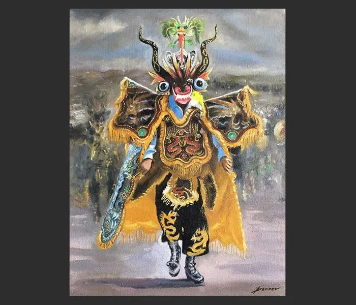 Diablada Puneña | Miguel Brenner l Artista Pintor Peruano