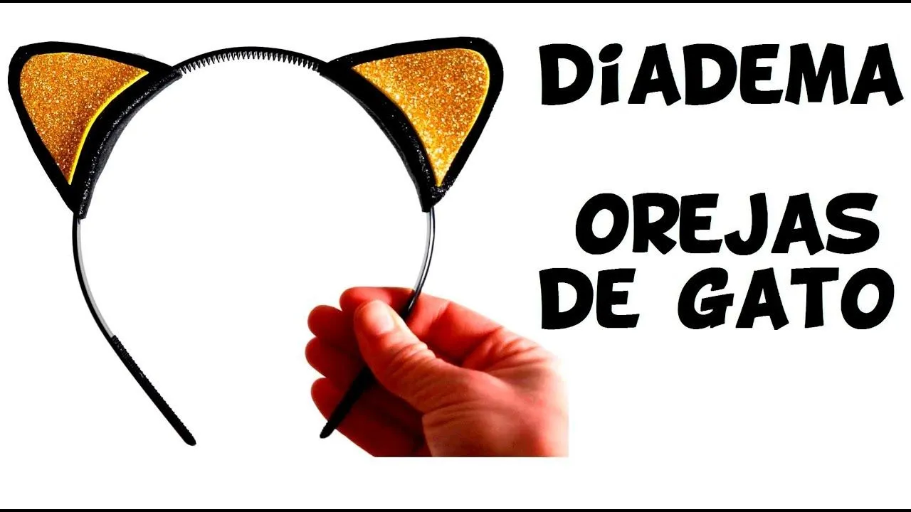 Cómo hacer una Diadema de Gato, Ideal para Halloween o Carnaval - YouTube