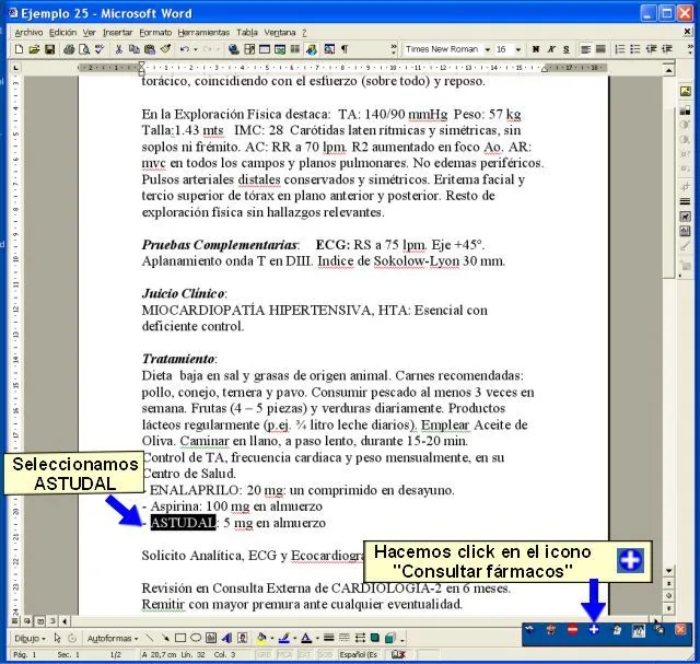 DiagnosMD-Recetas Word-Informes de fármacos