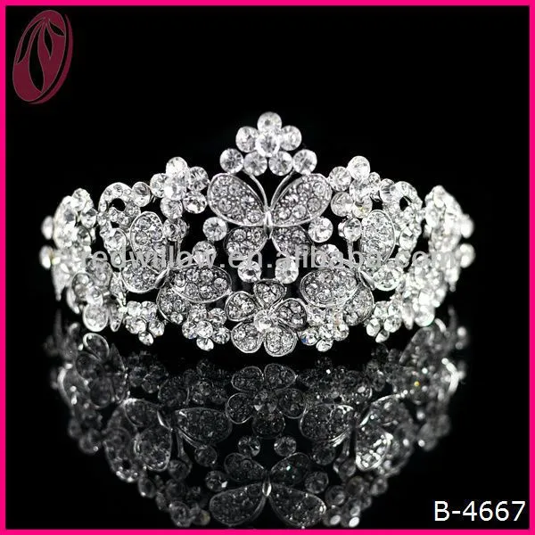 diamond tiara de la boda y joyas de la corona para novias-Tiaras ...