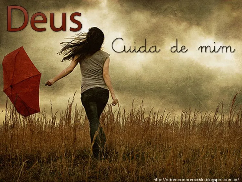 Diante Do Altar : Frases Deus cuida de mim