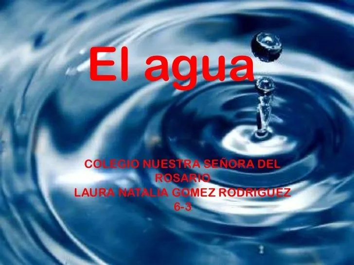 Diapositiva el agua